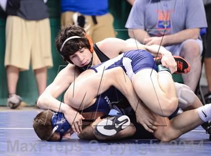 Thumbnail 1 in NCHSAA Individual Wrestling (2A, 3A and 4A 2nd Consolation Round)  photogallery.