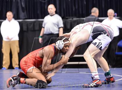 Thumbnail 3 in NCHSAA Individual Wrestling (2A, 3A and 4A 2nd Consolation Round)  photogallery.