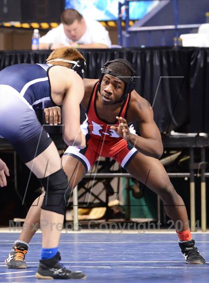 Thumbnail 3 in NCHSAA Individual Wrestling (2A, 3A and 4A 2nd Consolation Round)  photogallery.