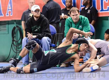 Thumbnail 3 in NCHSAA Individual Wrestling (2A, 3A and 4A 2nd Consolation Round)  photogallery.