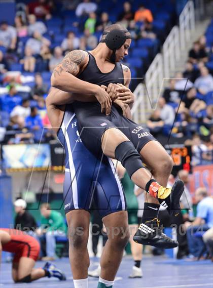 Thumbnail 3 in NCHSAA Individual Wrestling (2A, 3A and 4A 2nd Consolation Round)  photogallery.
