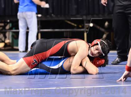 Thumbnail 1 in NCHSAA Individual Wrestling (2A, 3A and 4A 2nd Consolation Round)  photogallery.