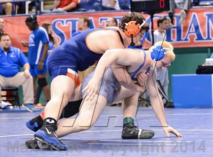 Thumbnail 2 in NCHSAA Individual Wrestling (2A, 3A and 4A 2nd Consolation Round)  photogallery.