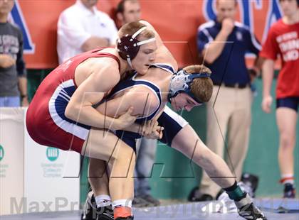 Thumbnail 3 in NCHSAA Individual Wrestling (2A, 3A and 4A 2nd Consolation Round)  photogallery.
