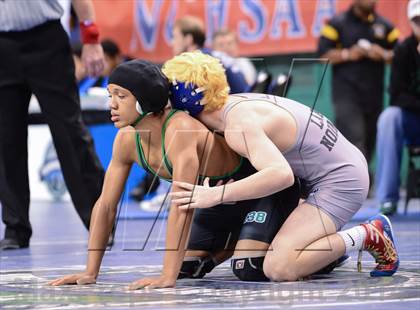 Thumbnail 1 in NCHSAA Individual Wrestling (2A, 3A and 4A 2nd Consolation Round)  photogallery.