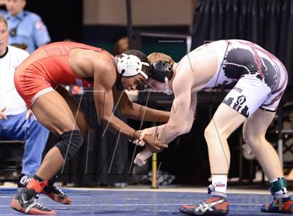 Thumbnail 2 in NCHSAA Individual Wrestling (2A, 3A and 4A 2nd Consolation Round)  photogallery.