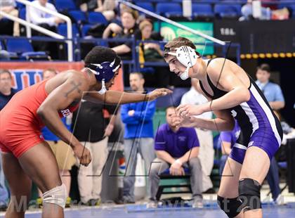 Thumbnail 3 in NCHSAA Individual Wrestling (2A, 3A and 4A 2nd Consolation Round)  photogallery.