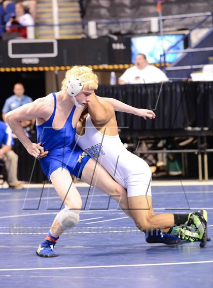 Thumbnail 3 in NCHSAA Individual Wrestling (2A, 3A and 4A 2nd Consolation Round)  photogallery.