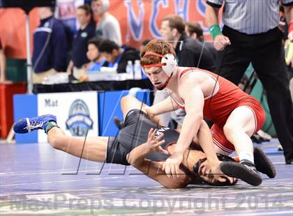 Thumbnail 1 in NCHSAA Individual Wrestling (2A, 3A and 4A 2nd Consolation Round)  photogallery.