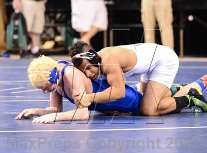 Thumbnail 2 in NCHSAA Individual Wrestling (2A, 3A and 4A 2nd Consolation Round)  photogallery.