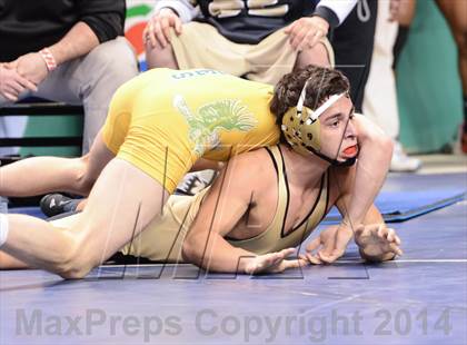 Thumbnail 3 in NCHSAA Individual Wrestling (2A, 3A and 4A 2nd Consolation Round)  photogallery.