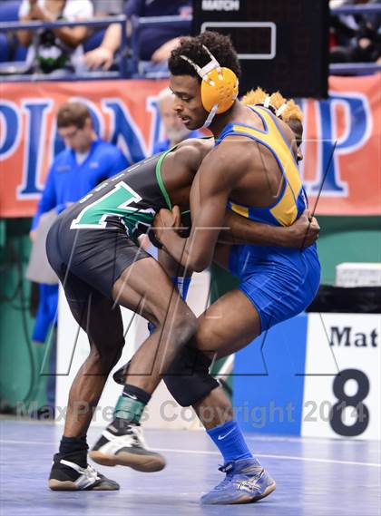 Thumbnail 2 in NCHSAA Individual Wrestling (2A, 3A and 4A 2nd Consolation Round)  photogallery.