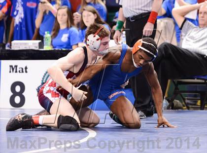 Thumbnail 1 in NCHSAA Individual Wrestling (2A, 3A and 4A 2nd Consolation Round)  photogallery.