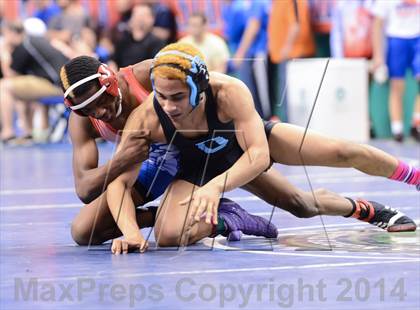 Thumbnail 1 in NCHSAA Individual Wrestling (2A, 3A and 4A 2nd Consolation Round)  photogallery.
