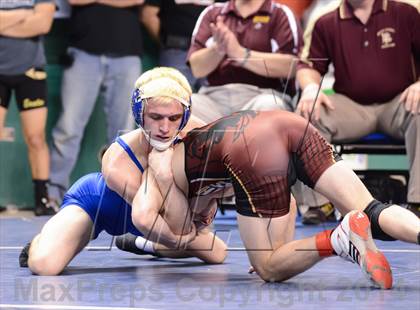 Thumbnail 3 in NCHSAA Individual Wrestling (2A, 3A and 4A 2nd Consolation Round)  photogallery.