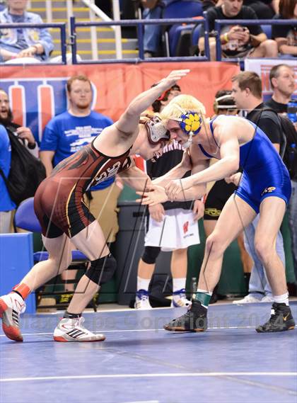 Thumbnail 1 in NCHSAA Individual Wrestling (2A, 3A and 4A 2nd Consolation Round)  photogallery.