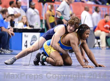 Thumbnail 2 in NCHSAA Individual Wrestling (2A, 3A and 4A 2nd Consolation Round)  photogallery.