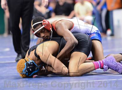 Thumbnail 2 in NCHSAA Individual Wrestling (2A, 3A and 4A 2nd Consolation Round)  photogallery.