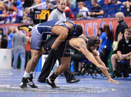 Thumbnail 2 in NCHSAA Individual Wrestling (2A, 3A and 4A 2nd Consolation Round)  photogallery.