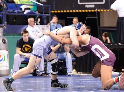 Thumbnail 2 in NCHSAA Individual Wrestling (2A, 3A and 4A 2nd Consolation Round)  photogallery.