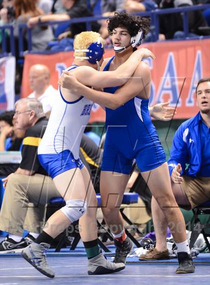 Thumbnail 1 in NCHSAA Individual Wrestling (2A, 3A and 4A 2nd Consolation Round)  photogallery.