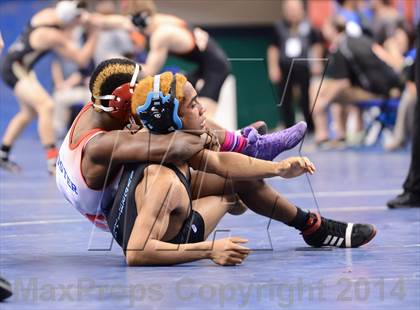 Thumbnail 3 in NCHSAA Individual Wrestling (2A, 3A and 4A 2nd Consolation Round)  photogallery.