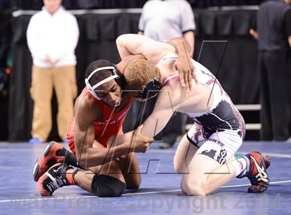Thumbnail 1 in NCHSAA Individual Wrestling (2A, 3A and 4A 2nd Consolation Round)  photogallery.