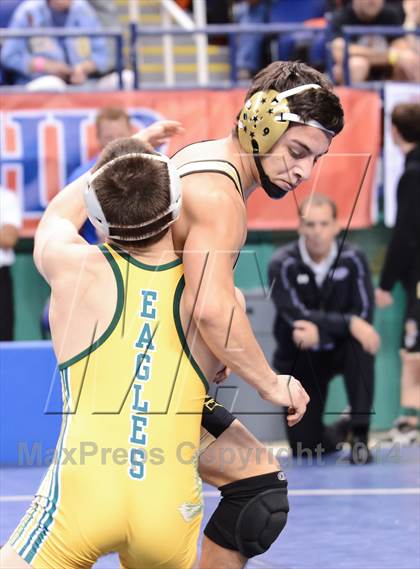 Thumbnail 2 in NCHSAA Individual Wrestling (2A, 3A and 4A 2nd Consolation Round)  photogallery.