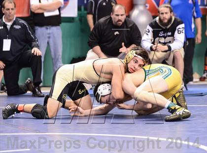 Thumbnail 1 in NCHSAA Individual Wrestling (2A, 3A and 4A 2nd Consolation Round)  photogallery.