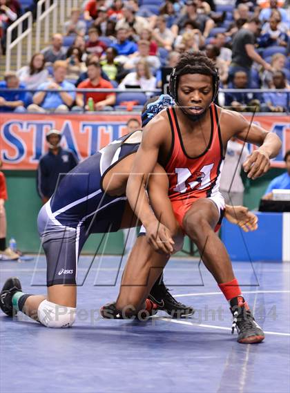Thumbnail 1 in NCHSAA Individual Wrestling (2A, 3A and 4A 2nd Consolation Round)  photogallery.
