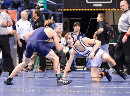 Thumbnail 1 in NCHSAA Individual Wrestling (2A, 3A and 4A 2nd Consolation Round)  photogallery.