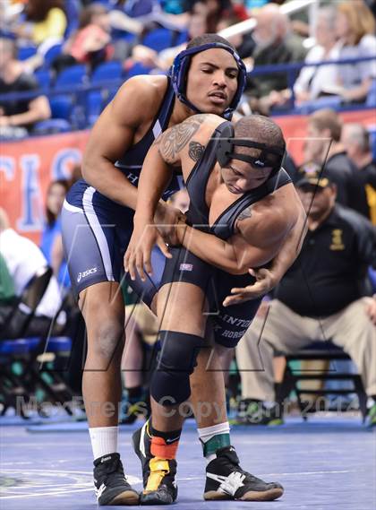 Thumbnail 2 in NCHSAA Individual Wrestling (2A, 3A and 4A 2nd Consolation Round)  photogallery.