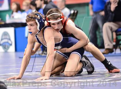 Thumbnail 1 in NCHSAA Individual Wrestling (2A, 3A and 4A 2nd Consolation Round)  photogallery.