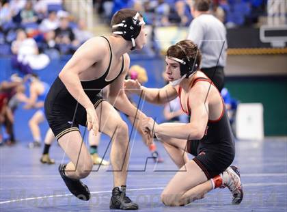 Thumbnail 1 in NCHSAA Individual Wrestling (2A, 3A and 4A 2nd Consolation Round)  photogallery.