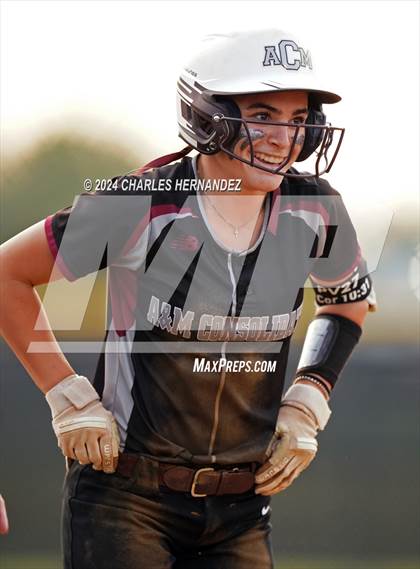 Thumbnail 2 in Shoemaker @ A&M Consolidated (UIL 5A Softball Region III Bi-District Playoff) photogallery.