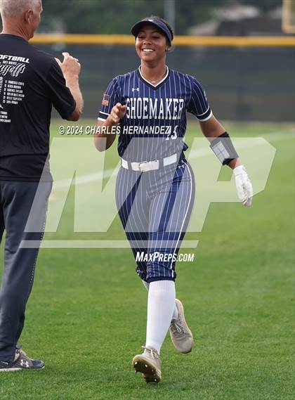 Thumbnail 3 in Shoemaker @ A&M Consolidated (UIL 5A Softball Region III Bi-District Playoff) photogallery.