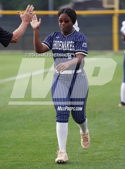 Thumbnail 1 in Shoemaker @ A&M Consolidated (UIL 5A Softball Region III Bi-District Playoff) photogallery.