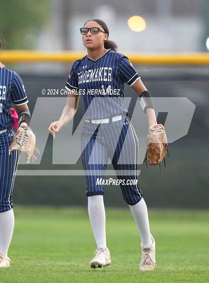 Thumbnail 2 in Shoemaker @ A&M Consolidated (UIL 5A Softball Region III Bi-District Playoff) photogallery.