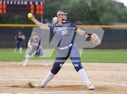 Thumbnail 3 in Shoemaker @ A&M Consolidated (UIL 5A Softball Region III Bi-District Playoff) photogallery.