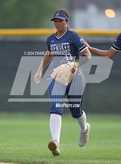 Thumbnail 3 in Shoemaker @ A&M Consolidated (UIL 5A Softball Region III Bi-District Playoff) photogallery.