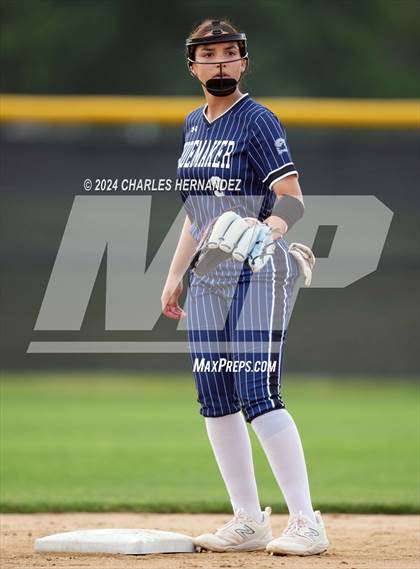 Thumbnail 1 in Shoemaker @ A&M Consolidated (UIL 5A Softball Region III Bi-District Playoff) photogallery.