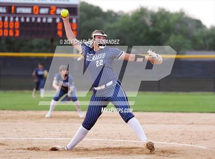 Thumbnail 2 in Shoemaker @ A&M Consolidated (UIL 5A Softball Region III Bi-District Playoff) photogallery.