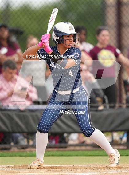 Thumbnail 3 in Shoemaker @ A&M Consolidated (UIL 5A Softball Region III Bi-District Playoff) photogallery.