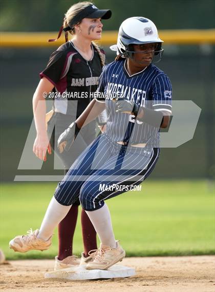 Thumbnail 3 in Shoemaker @ A&M Consolidated (UIL 5A Softball Region III Bi-District Playoff) photogallery.