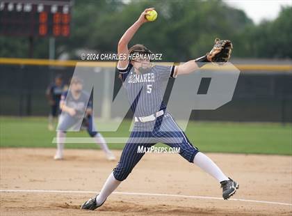 Thumbnail 1 in Shoemaker @ A&M Consolidated (UIL 5A Softball Region III Bi-District Playoff) photogallery.