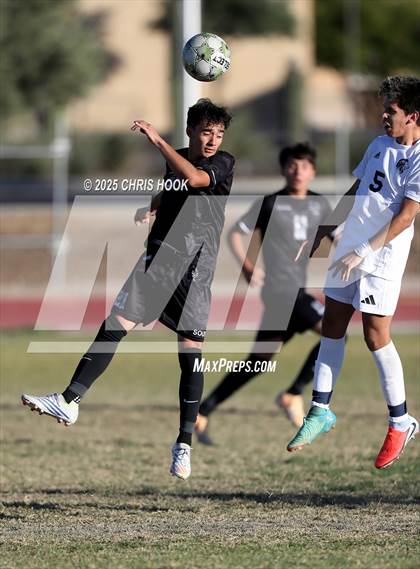 Thumbnail 3 in Sunnyside vs Pusch Ridge Christian Academy (Brandon Bean Soccer Tournament) photogallery.
