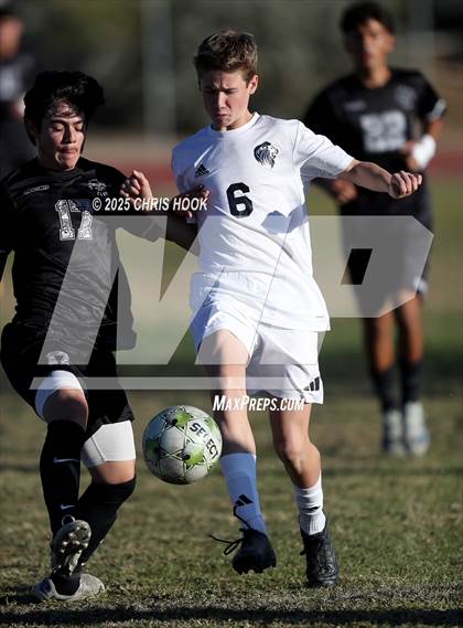 Thumbnail 1 in Sunnyside vs Pusch Ridge Christian Academy (Brandon Bean Soccer Tournament) photogallery.