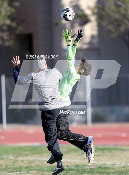 Thumbnail 3 in Sunnyside vs Pusch Ridge Christian Academy (Brandon Bean Soccer Tournament) photogallery.