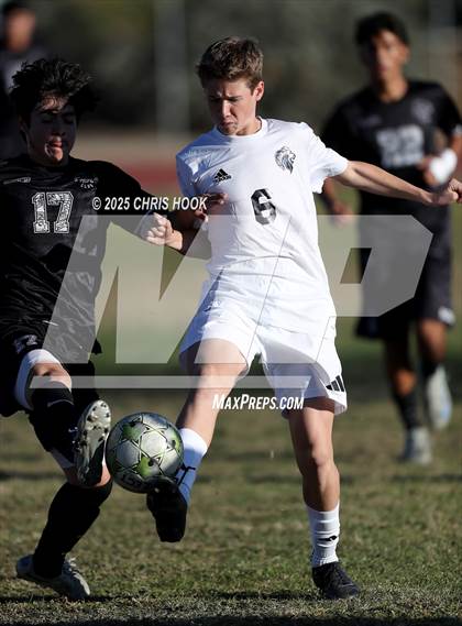Thumbnail 2 in Sunnyside vs Pusch Ridge Christian Academy (Brandon Bean Soccer Tournament) photogallery.
