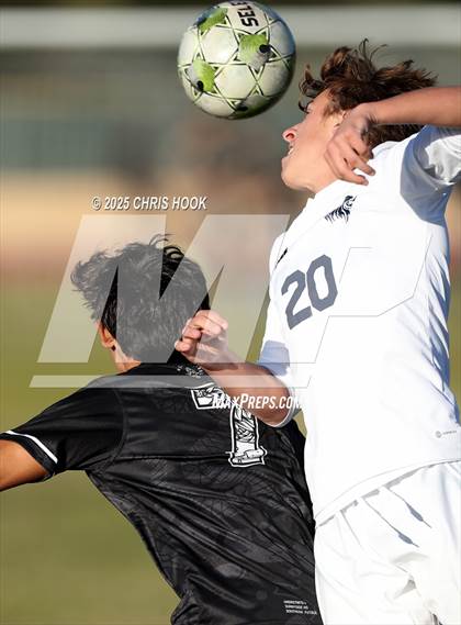 Thumbnail 3 in Sunnyside vs Pusch Ridge Christian Academy (Brandon Bean Soccer Tournament) photogallery.